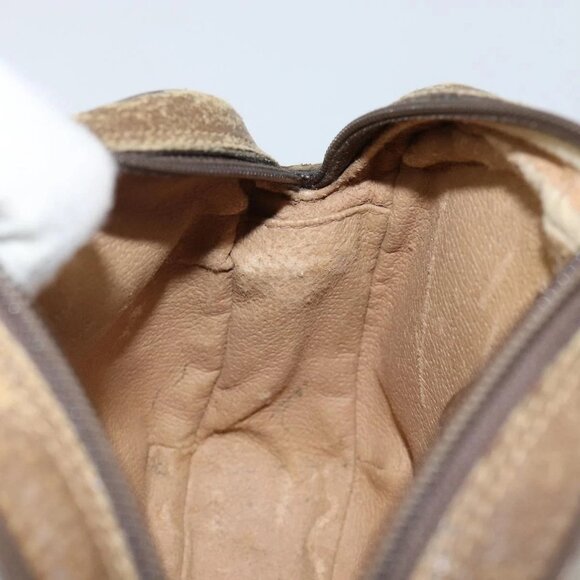 GUCCI GG Supreme Web Sherry Line Shoulder Bag PVC Beige 89 02 066 Auth 143576 - Picture 14 of 16